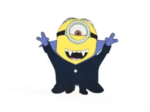 Minion Dracula Halloween Wall Art