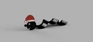 Caterpillar Toilet Paper Stand Winter Edition