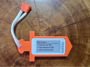 Sword e-ink case – magnet, keychain, wall & tape