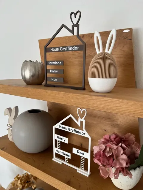 Haus mit Namen ein personalisierbares Deko-Element — Image 6 of 9