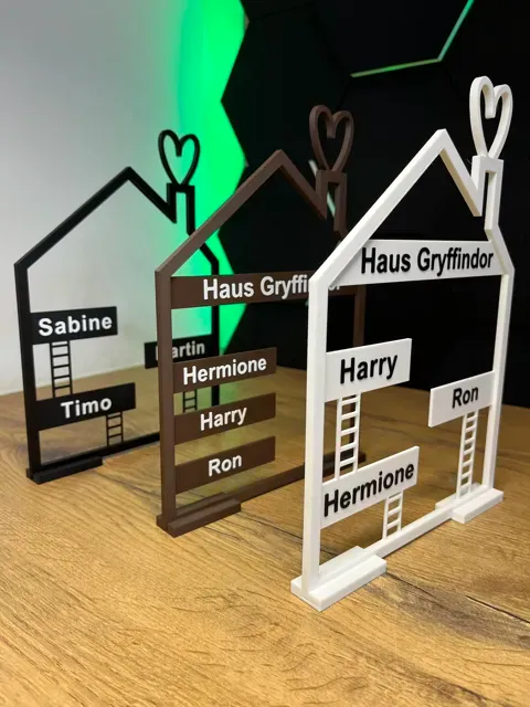 Haus mit Namen ein personalisierbares Deko-Element — Image 9 of 9