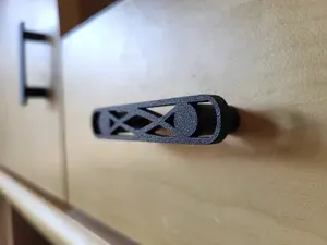 Modern Playful Cabinet Handle – 49mm