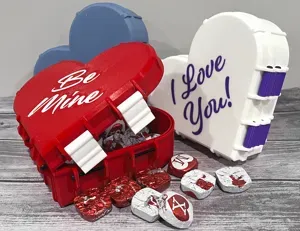 Rugged style Valentine Heart Box