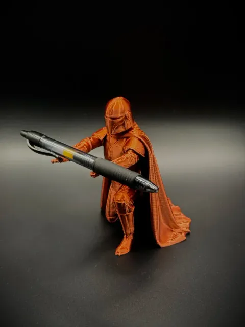 The Mandalorian Pen Holder - Custom Desktop Decor! — Фото 5 из 6