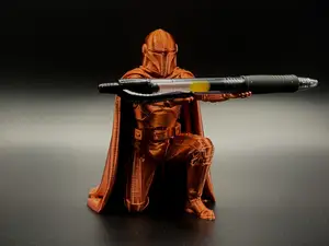 The Mandalorian Pen Holder - Custom Desktop Decor!