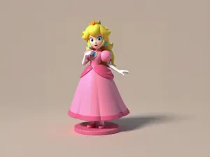 桃子公主-超级玛丽马力欧supermario周边手办-儿童涂色玩具