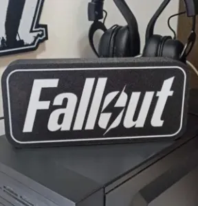 Fallout| Led lamp | Wall art