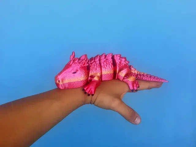 Flexi Capybara Dragon – Cute Fantasy Creature — Image 3 of 11
