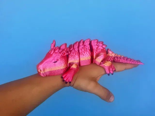 Flexi Capybara Dragon – Cute Fantasy Creature — Image 2 of 11