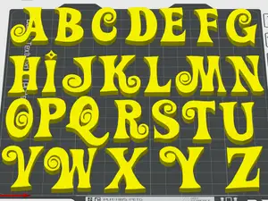 KILL BILL PUSSY WAGON ALPHABET FONT