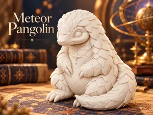 Meteor Pangolin | Cute Desk & Shelf Decor
