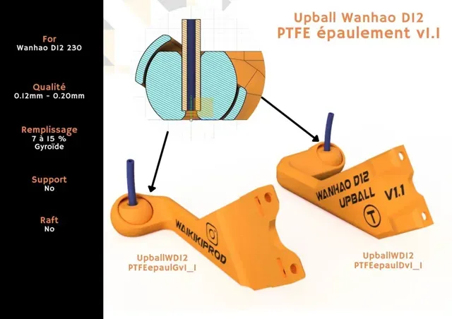 UpBall Wanhao D12 - Guide fil - Upgrade — Фото 9 из 15