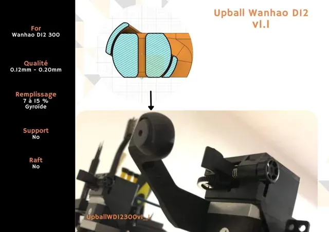 UpBall Wanhao D12 - Guide fil - Upgrade — Фото 11 из 15