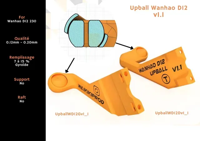 UpBall Wanhao D12 - Guide fil - Upgrade — Фото 15 из 15
