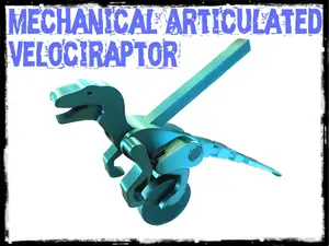 Mechanical Articulated Velociraptor