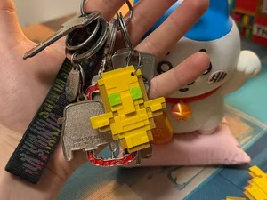 KeyChain Totem of Undying - Minecraft Style
