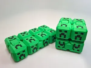 Minecraft Creeper Infinity Cube Fidget