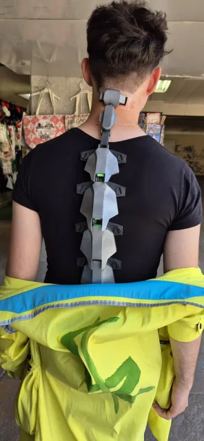 Modular Wearable Sandevistan Cosplay Spine — Image 10 of 10