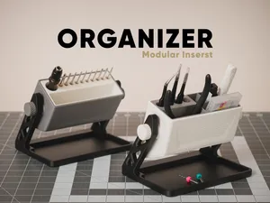 Modular Desktop Tool Organizer - Adjustable Angle