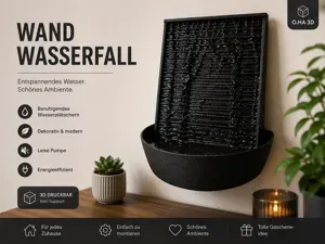 Wand Wasserfall