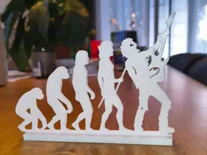Human Evolution – Heavy Metal Guitarist Edition