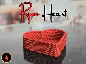 Rope Heart Container