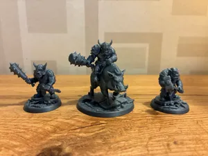 Orc Warboss and two Grunts