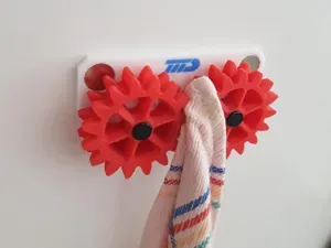 Geared Quick-Clamp Towel Holder Fridge Magnet