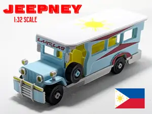 Jeepney Model (1/32 Scale) - Philippines Vehicle