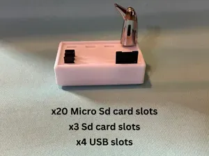 USB / SD / microSD Desk Organizer