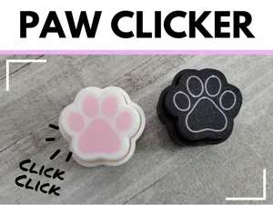 Paw Shaped Keyboard Fidget Clicker (Mechanical)
