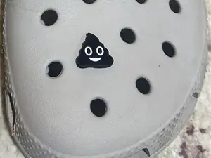 Poop emoji jibbitz croc charm
