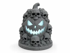 Skull Pumpkin LED