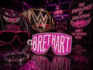 Bret Hart Keychain