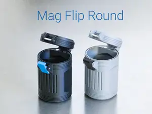 Mag Flip Case Round