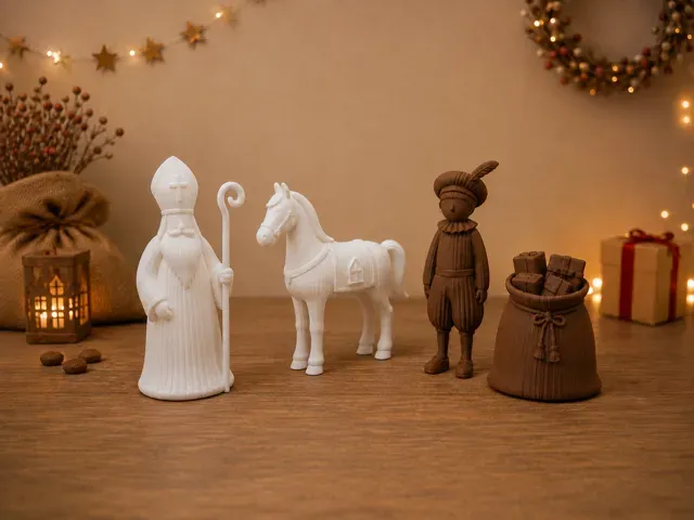 Sinterklaas paard, japandi stijl — Фото 3 из 4