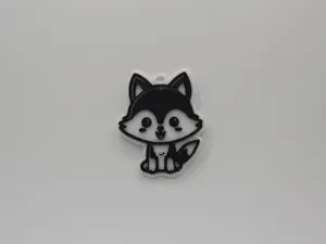 Cute Wolf Keychain