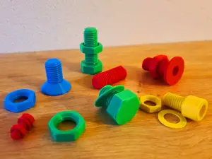 Parametric Metric Screws, Nuts and Washers
