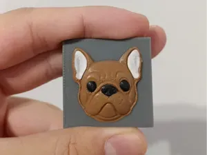 French Bulldog Fridge Magnet 5x2mm