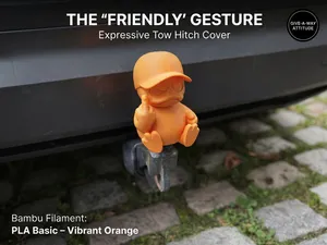 Friendly Gesture Hitch Cover