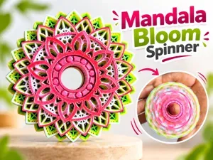 Mandala Bloom Spinner – Bearing Fidget Toy