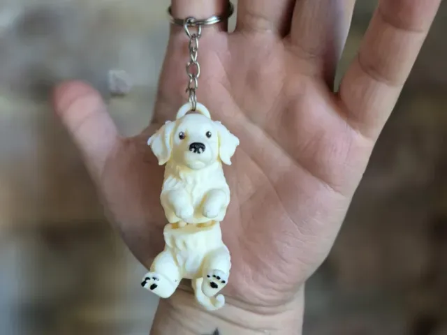 Golden Retriever Keychain – Articulated pet friend — Фото 2 из 5