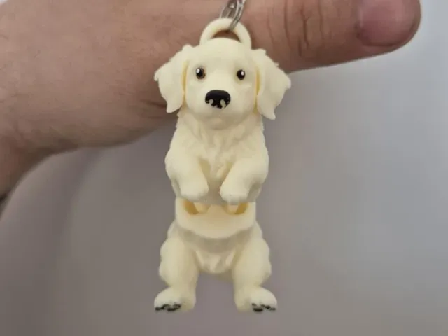 Golden Retriever Keychain – Articulated pet friend — Фото 4 из 5