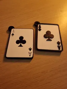 Ace of Clubs Keychain