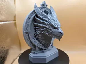 Dragon Head Wall Relief