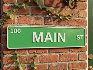 US‑Style Street Sign – Customizable Text