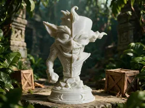 Crash Bandicoot vs Dr. Neo Cortex Split-Face Bust