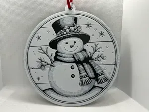Christmas bauble decoration - Snowman