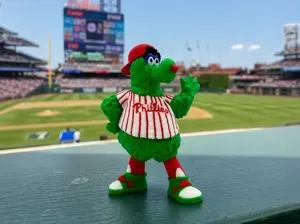 Phillie Baseball Mascot Statue