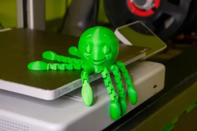 Articulated cute flexi octopus — Фото 6 из 7